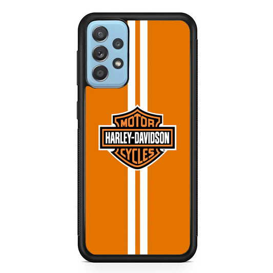 Harley Davidson Orange Touch Samsung Galaxy A72 Case-Xtracase