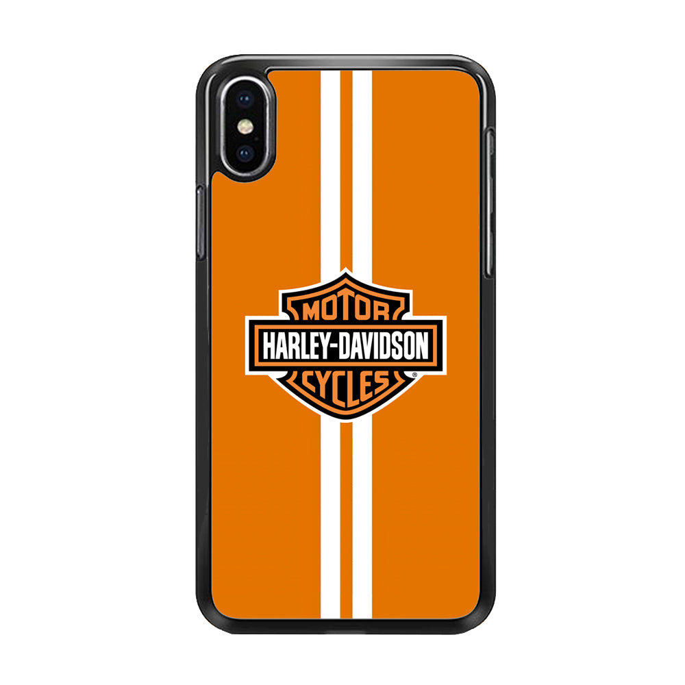 Harley Davidson Orange Touch iPhone X Case-Xtracase