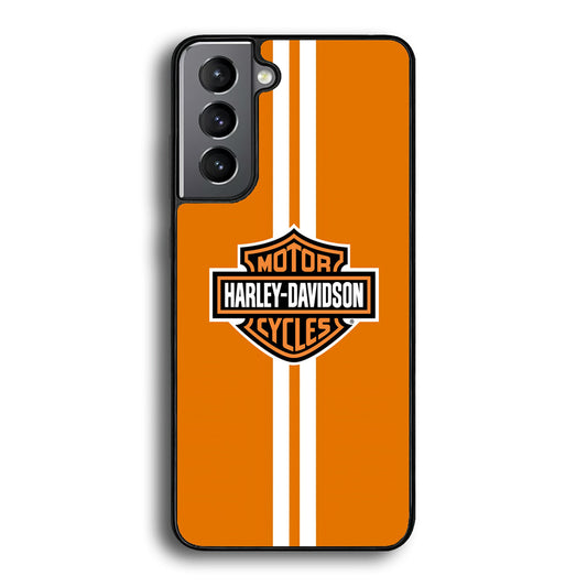 Harley Davidson Orange Touch Samsung Galaxy S21 Plus Case-Xtracase