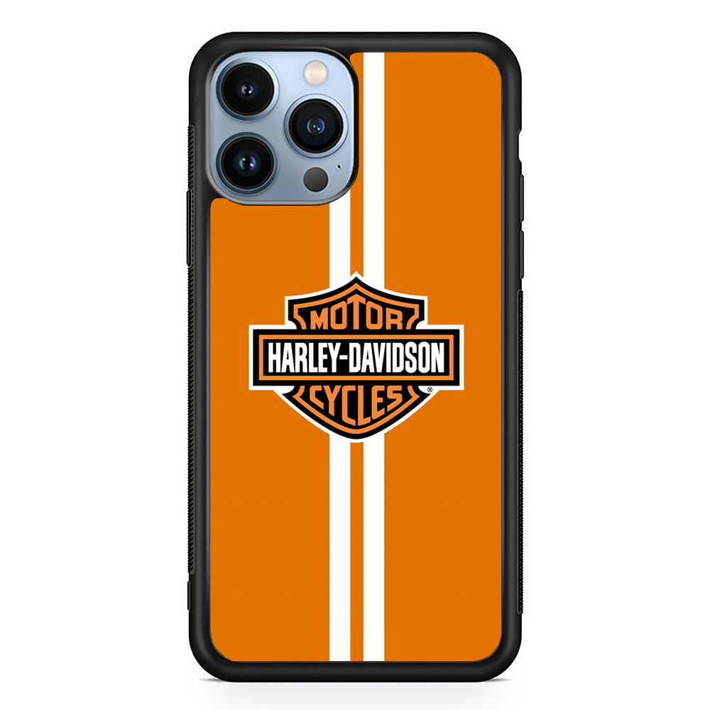 Harley Davidson Orange Touch iPhone 15 Pro Max Case-Xtracase