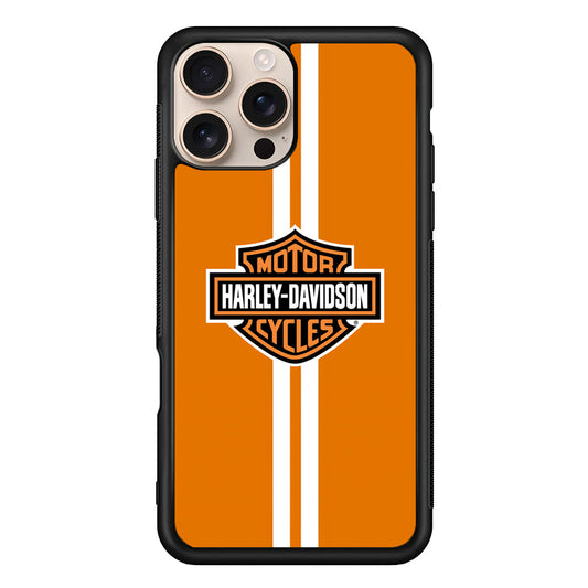 Harley Davidson Orange Touch iPhone 16 Pro Max Case - Xtracase