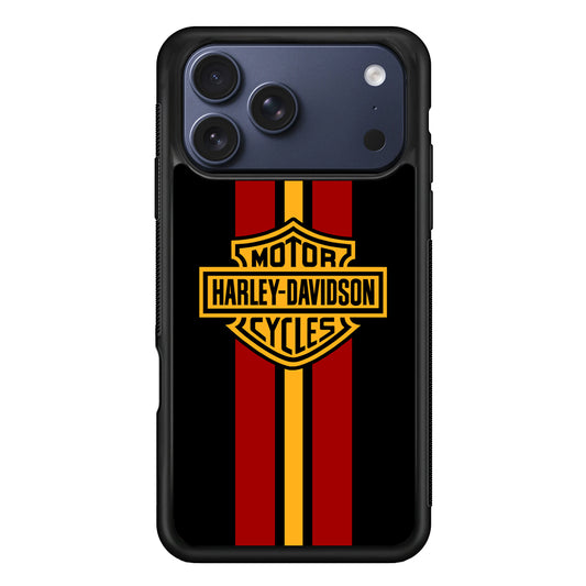 Harley Davidson Red Stripe Emblem iPhone 17 Pro Case - Xtracase