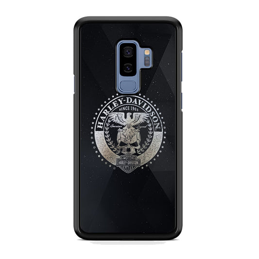 Harley Davidson Silver Emblem Samsung Galaxy S9 Plus Case-Xtracase