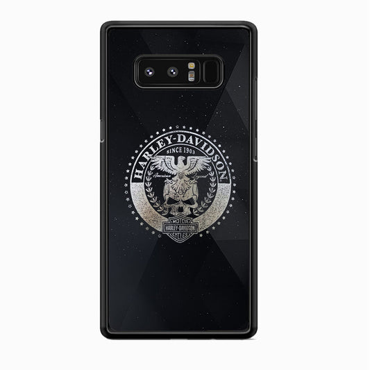 Harley Davidson Silver Emblem Samsung Galaxy Note 8 Case-Xtracase