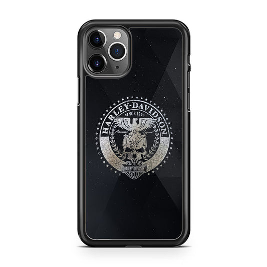 Harley Davidson Silver Emblem iPhone 11 Pro Max Case-Xtracase