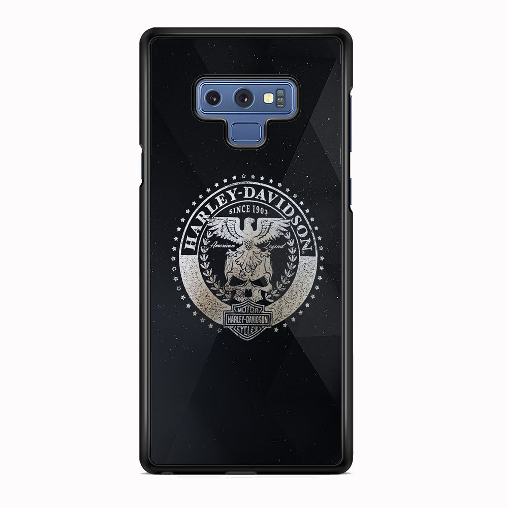 Harley Davidson Silver Emblem Samsung Galaxy Note 9 Case-Xtracase