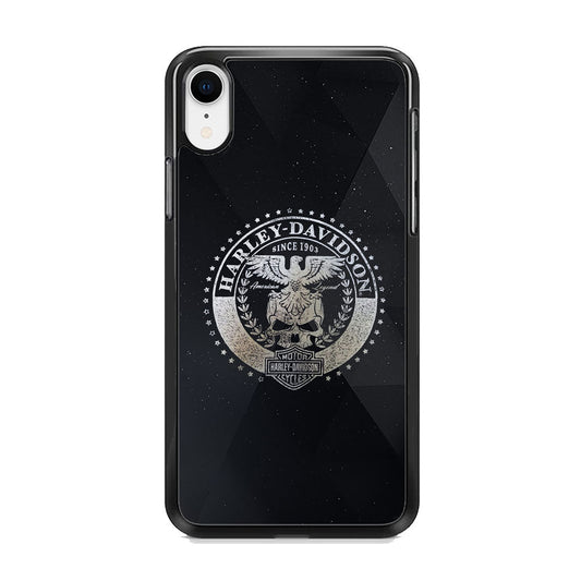 Harley Davidson Silver Emblem iPhone XR Case-Xtracase