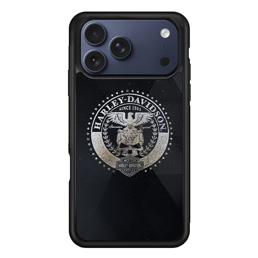 Harley Davidson Silver Emblem iPhone 17 Pro Case - Xtracase