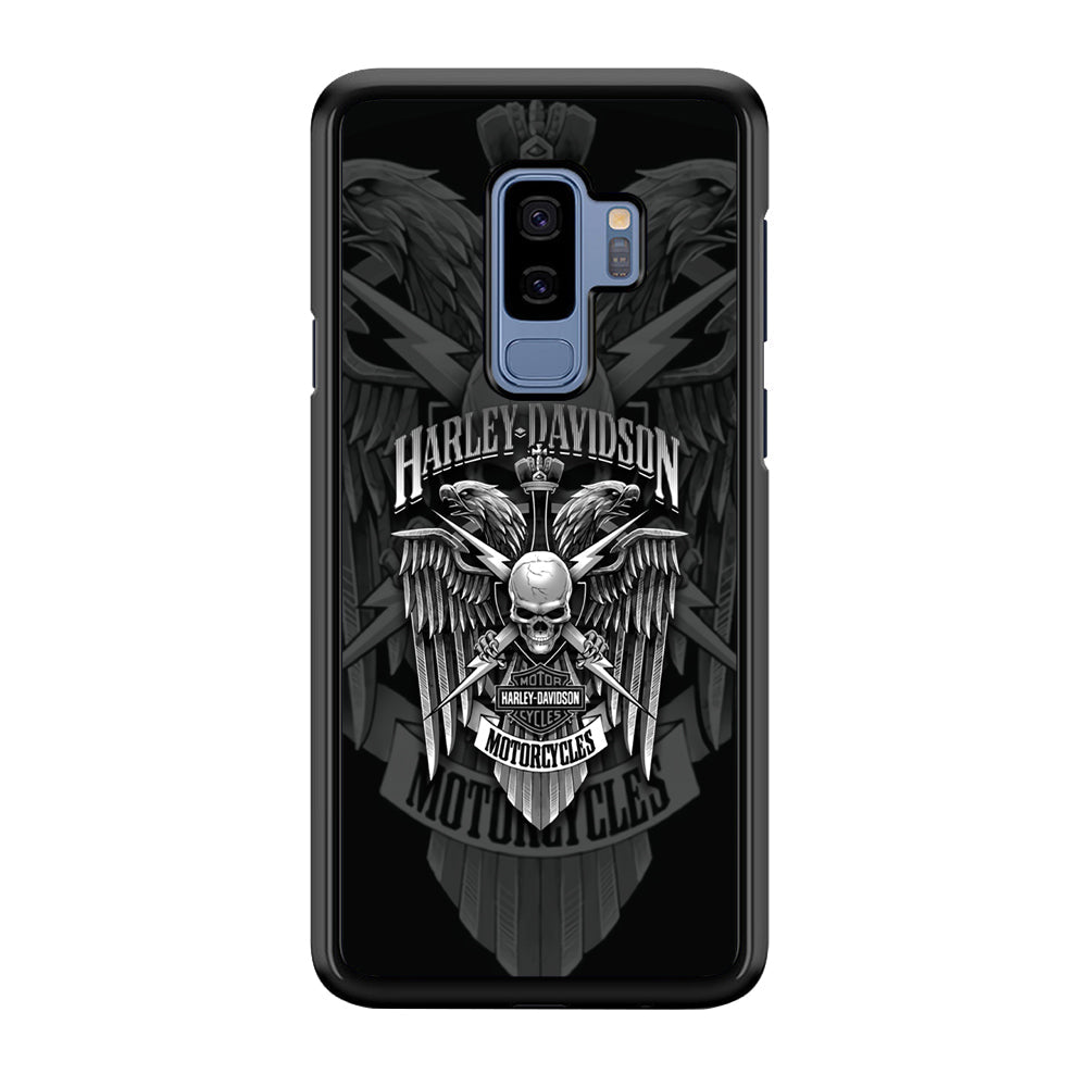 Harley Davidson Silver Pinion Samsung Galaxy S9 Plus Case-Xtracase