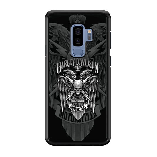 Harley Davidson Silver Pinion Samsung Galaxy S9 Plus Case-Xtracase