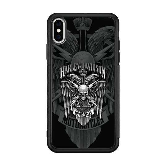 Harley Davidson Silver Pinion iPhone Xs Case-Xtracase