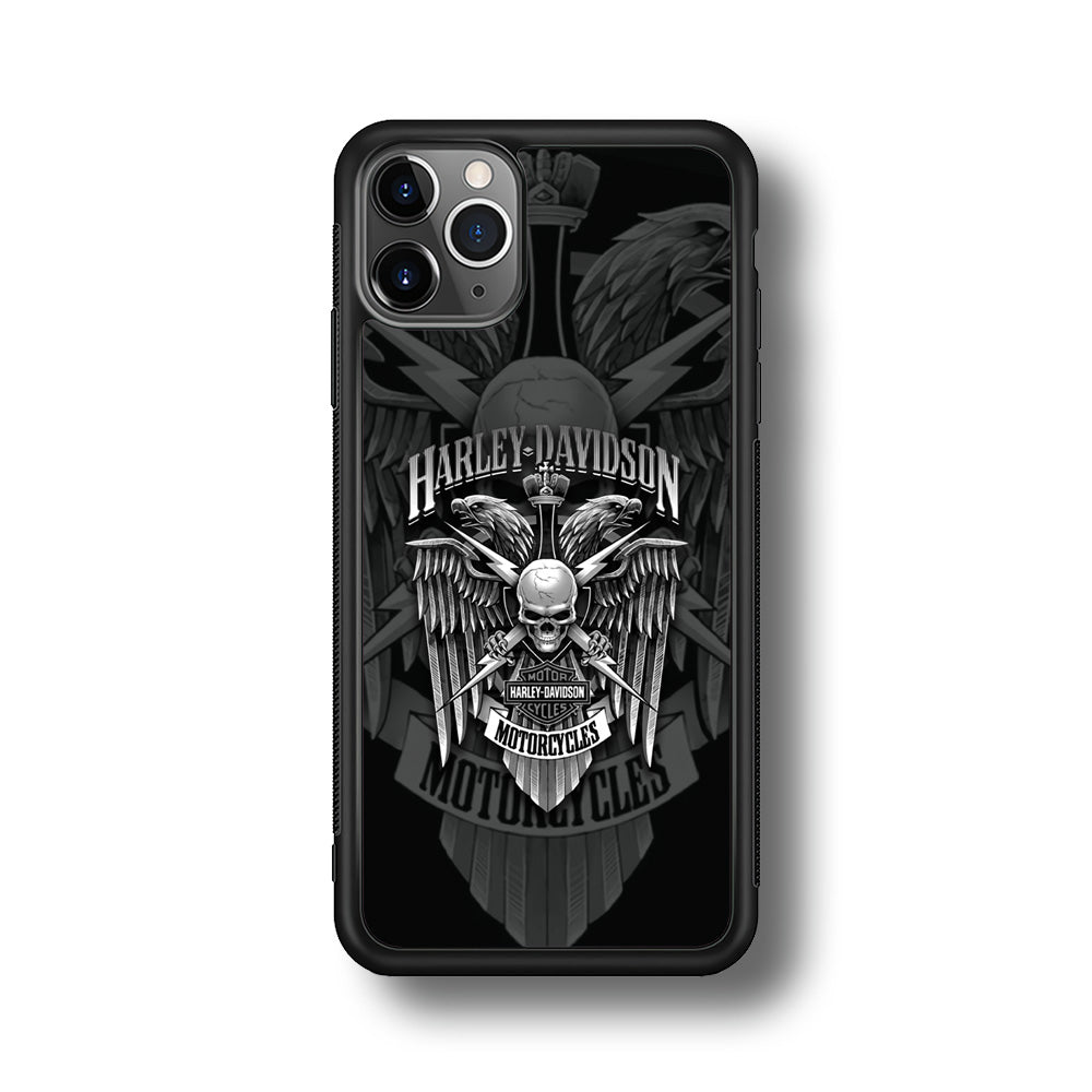 Harley Davidson Silver Pinion iPhone 11 Pro Case-Xtracase