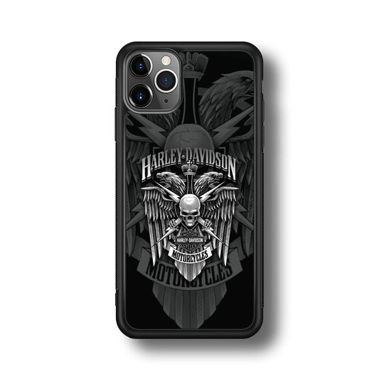 Harley Davidson Silver Pinion iPhone 11 Pro Case-Xtracase