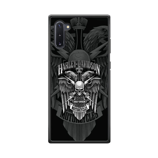 Harley Davidson Silver Pinion Samsung Galaxy Note 10 Case-Xtracase