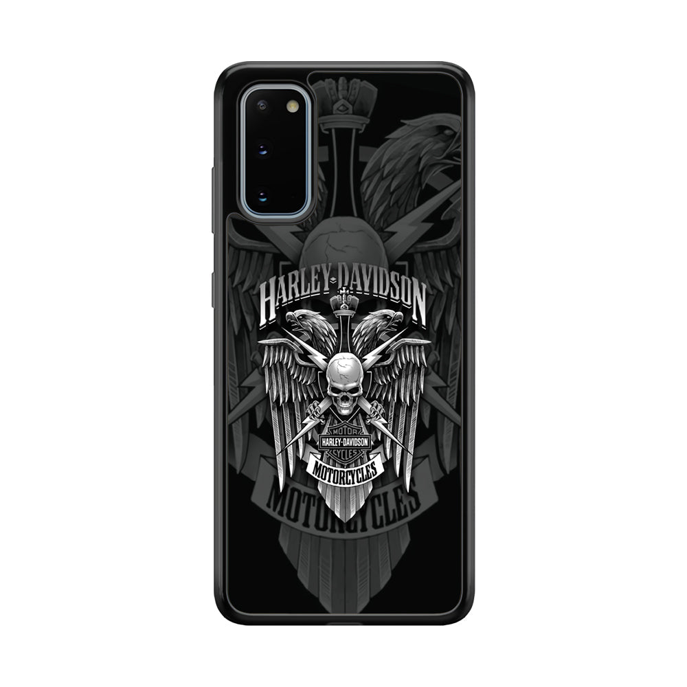Harley Davidson Silver Pinion Samsung Galaxy S20 Case-Xtracase