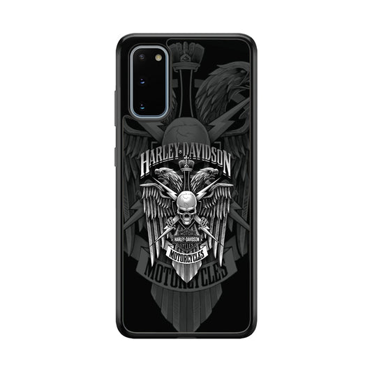 Harley Davidson Silver Pinion Samsung Galaxy S20 Case-Xtracase