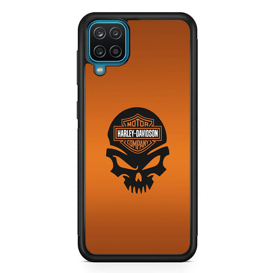 Harley Davidson Skull Silhouette Samsung Galaxy A12 Case-Xtracase