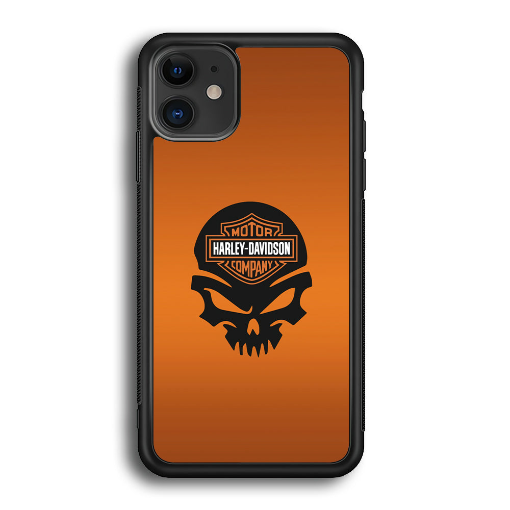 Harley Davidson Skull Silhouette iPhone 12 Case-Xtracase