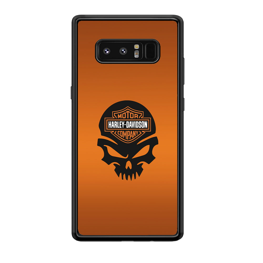 Harley Davidson Skull Silhouette Samsung Galaxy Note 8 Case-Xtracase