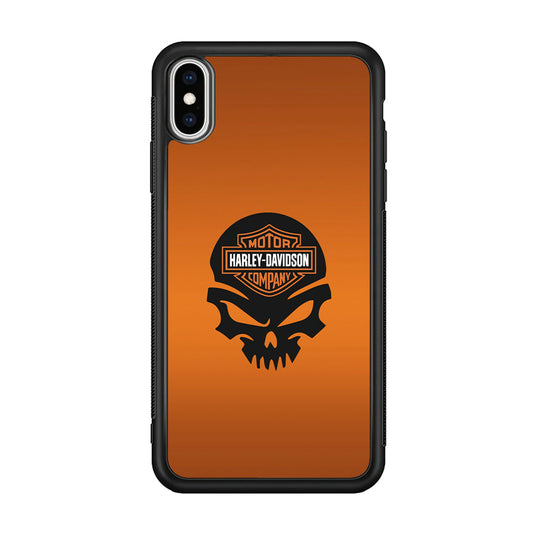 Harley Davidson Skull Silhouette iPhone X Case-Xtracase