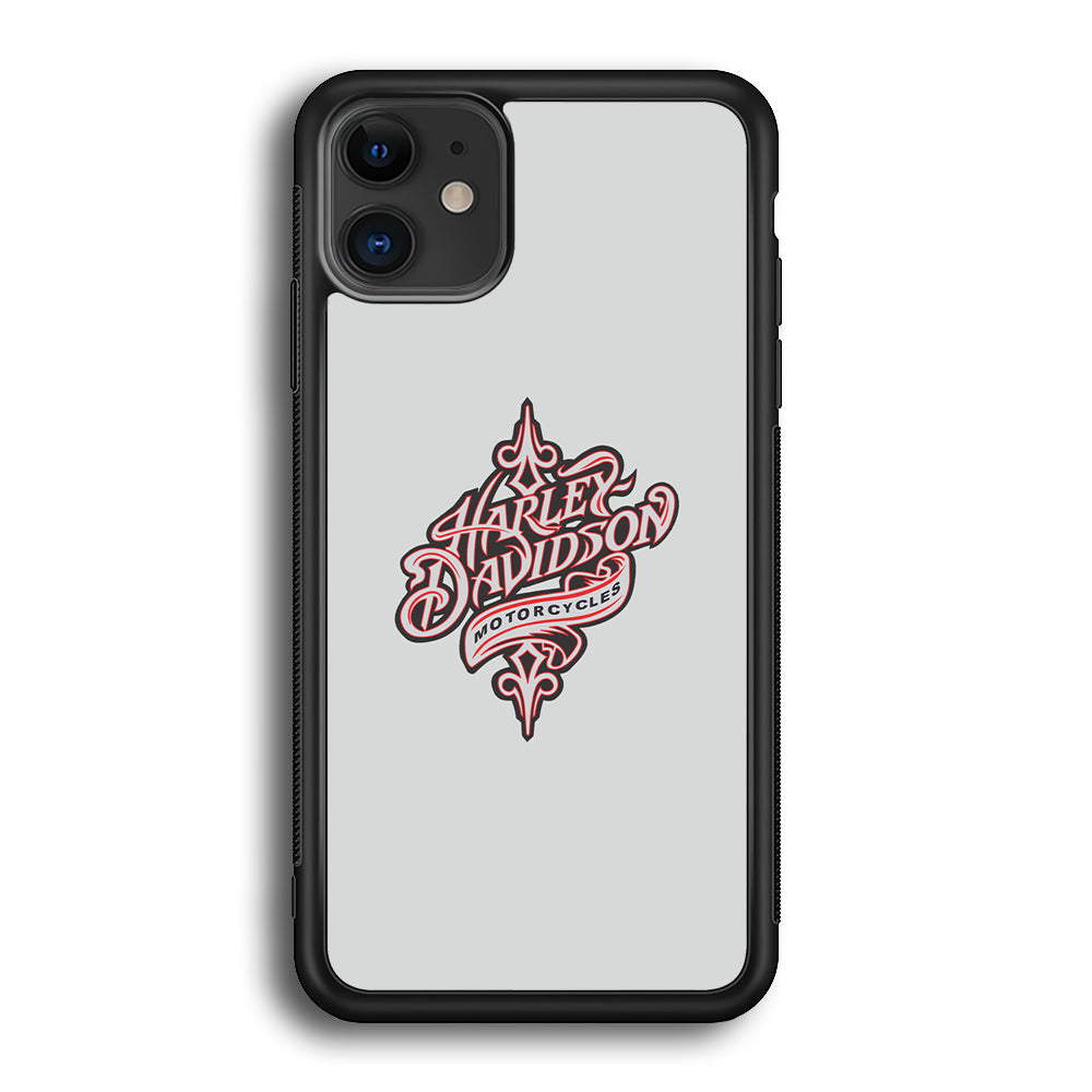 Harley Davidson Soft Grey iPhone 12 Case-Xtracase