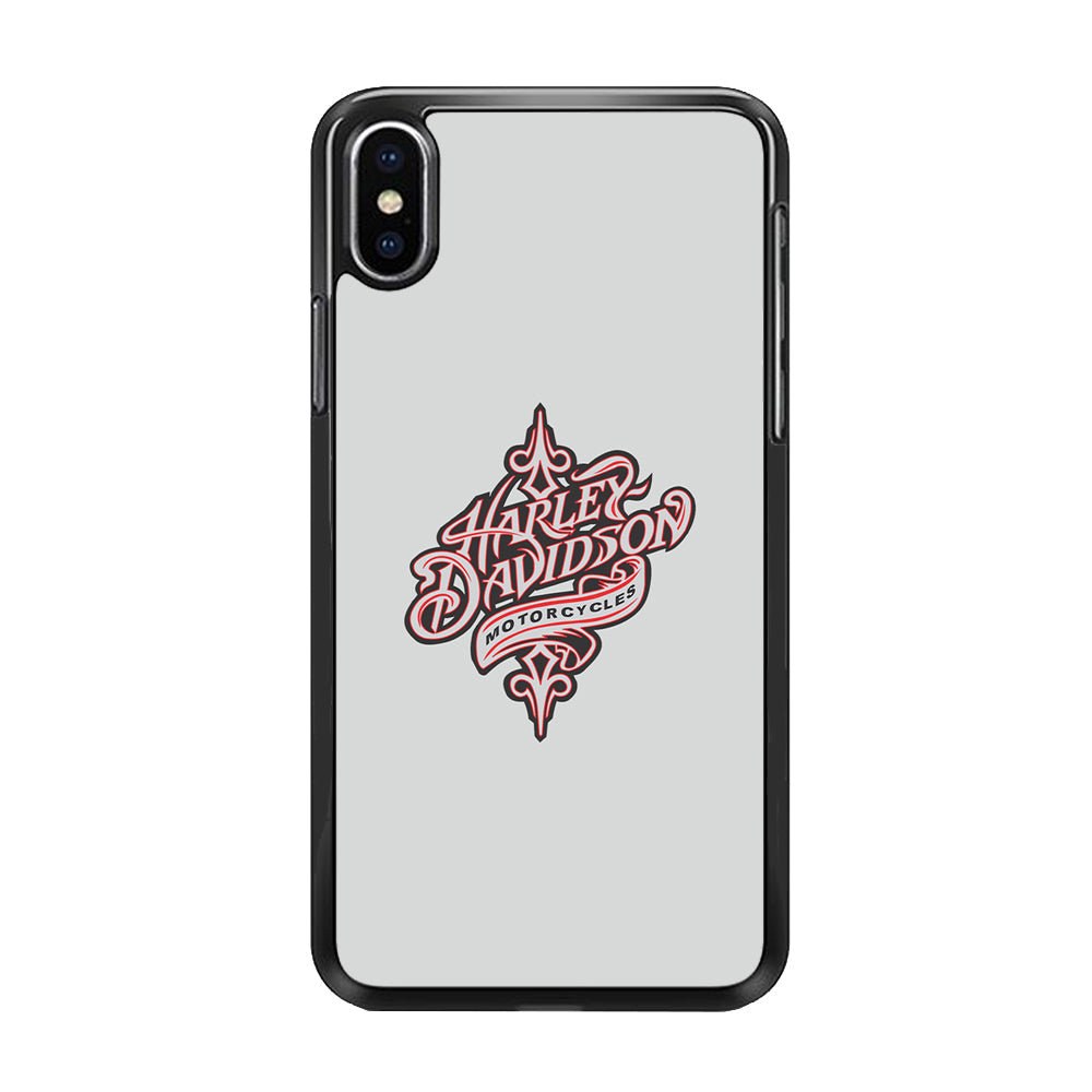 Harley Davidson Soft Grey iPhone XS Case-Xtracase