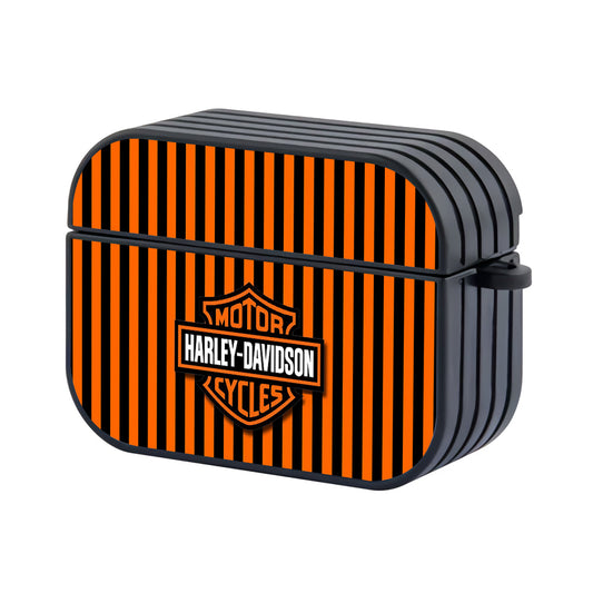 Harley Davidson Stripe Background Apple Airpods Pro 3 Case - Xtracase