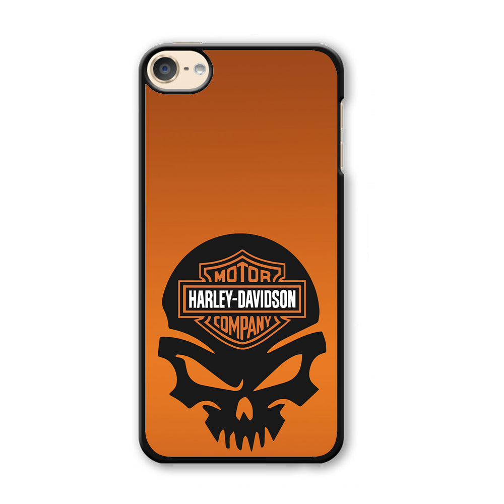 Harley Orange Skull Emblem iPod Touch 6 Case-Xtracase