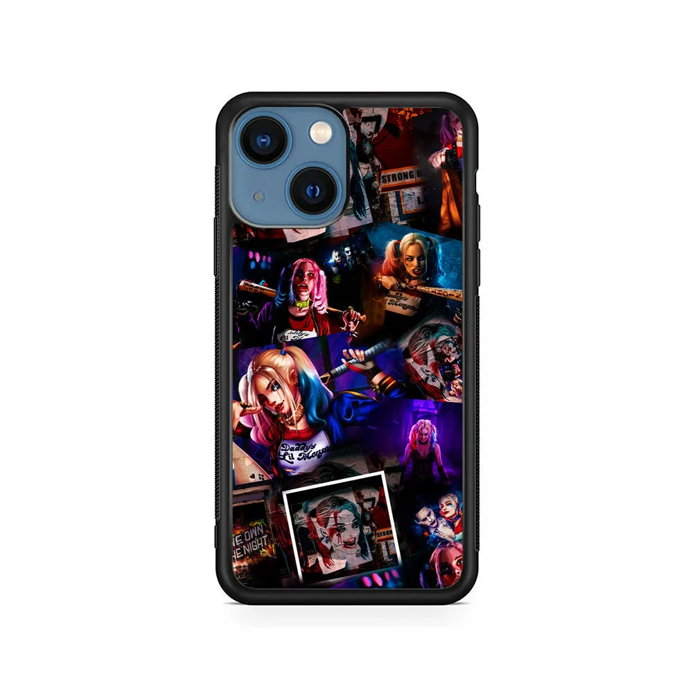 Harley Quinn Photo Aesthetics iPhone 14 Plus Case-Rubber / Black (2D Case)-Xtracase