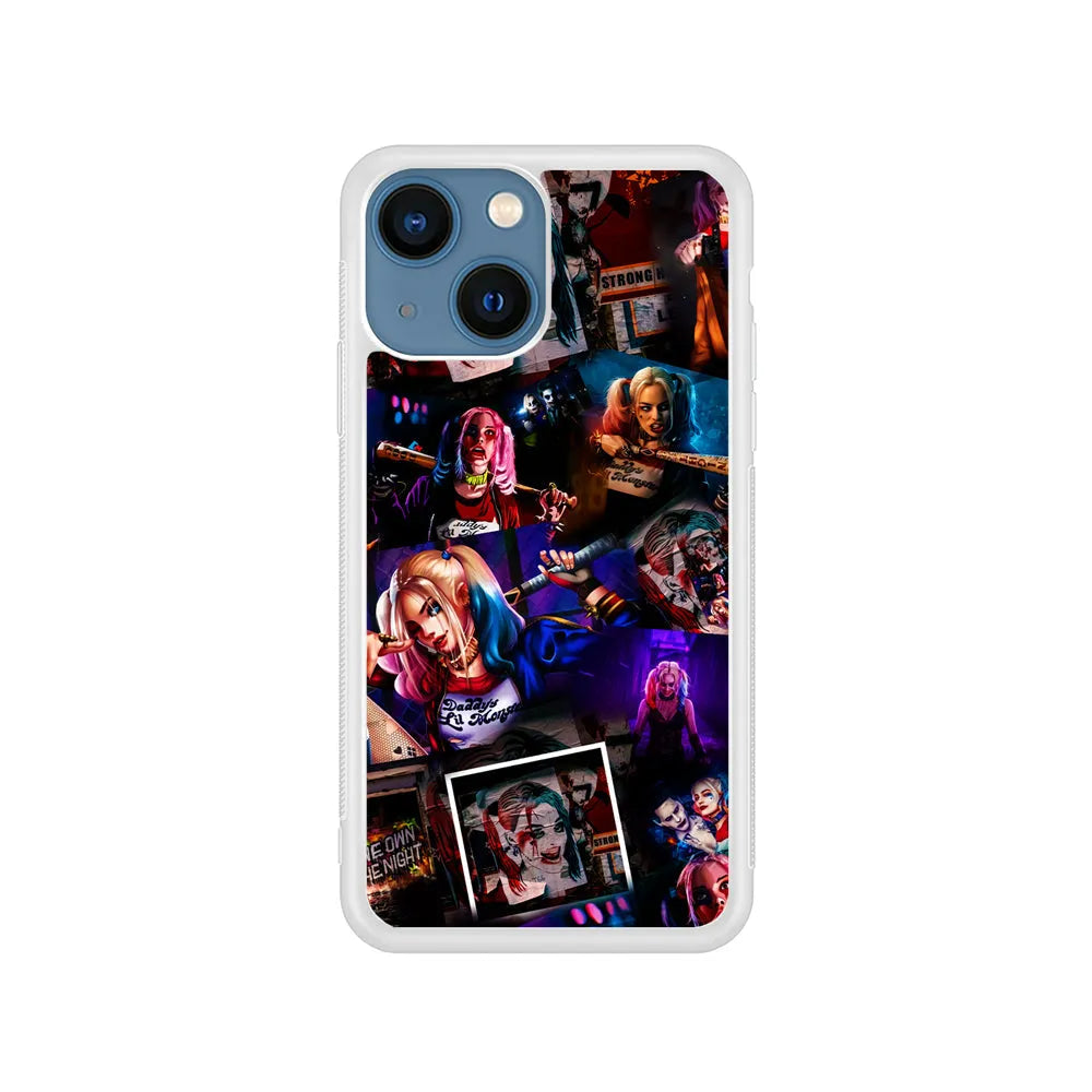 Harley Quinn Photo Aesthetics iPhone 15 Case-Rubber / White (2D Case)-Xtracase