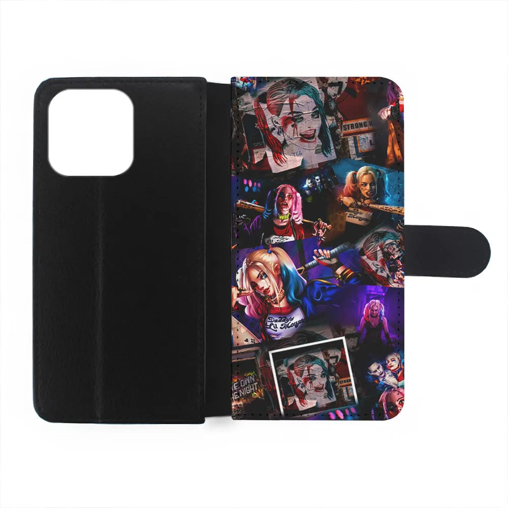 Harley Quinn Photo Aesthetics iPhone 15 Case-Flip Wallet Case-Xtracase