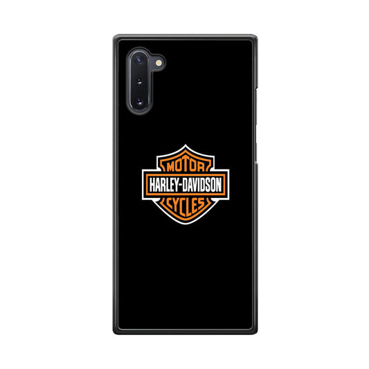 Harley Davidson Logo Black Samsung Galaxy Note 10 Case-Xtracase