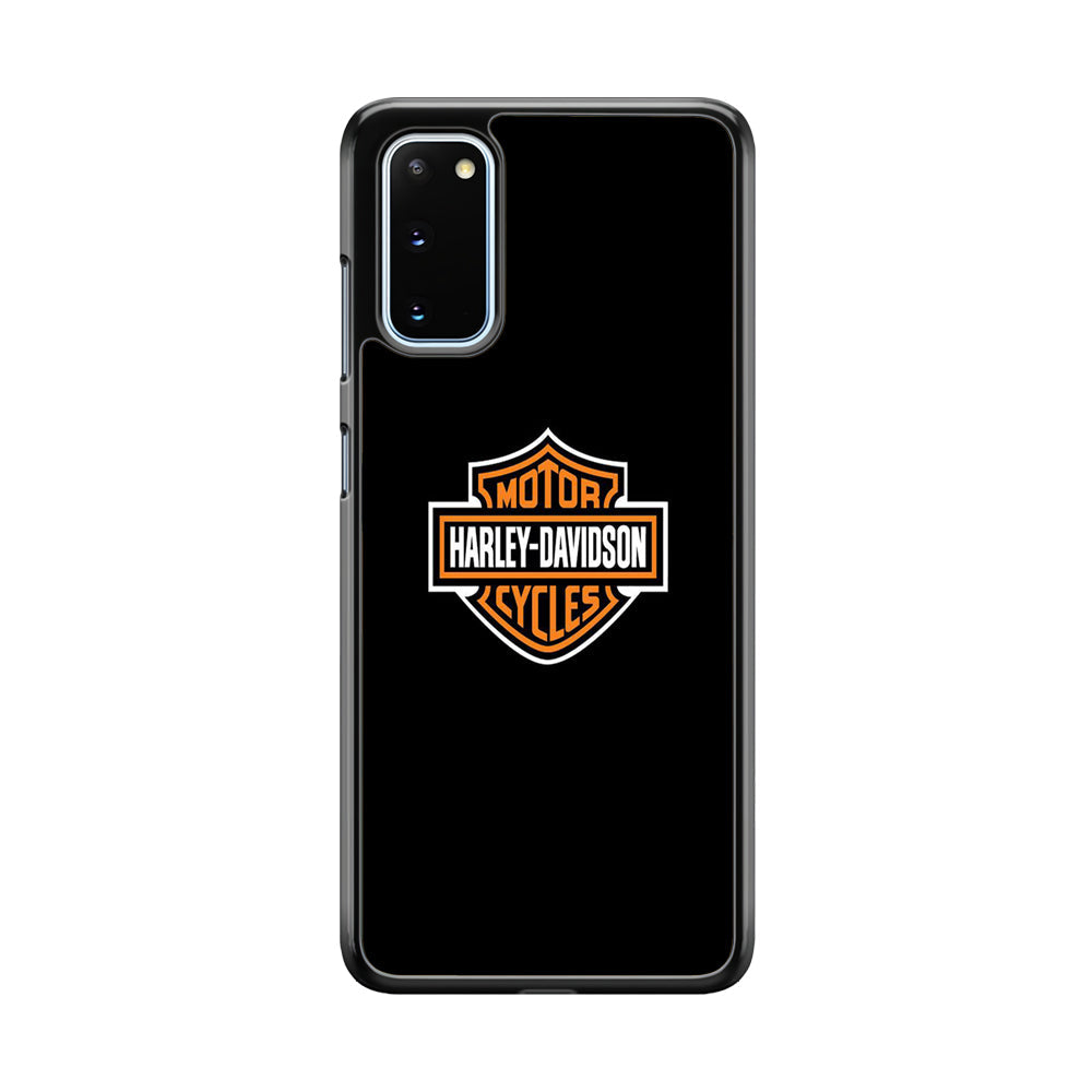 Harley Davidson Logo Black Samsung Galaxy S20 Case-Xtracase