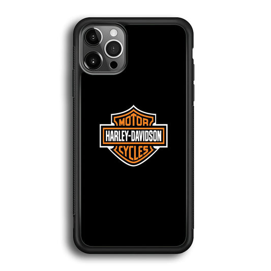Harley Davidson Logo Black iPhone 12 Pro Max Case-Xtracase