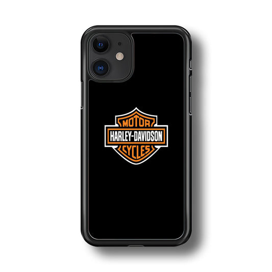 Harley Davidson Logo Black iPhone 11 Case-Xtracase