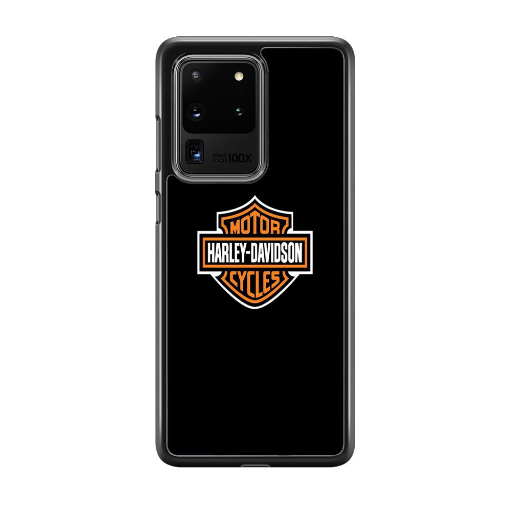 Harley Davidson Logo Black Samsung Galaxy S20 Ultra Case-Xtracase