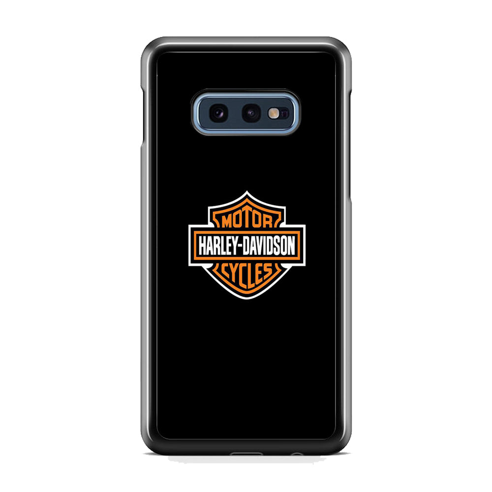 Harley Davidson Logo Black Samsung Galaxy S10E Case-Xtracase