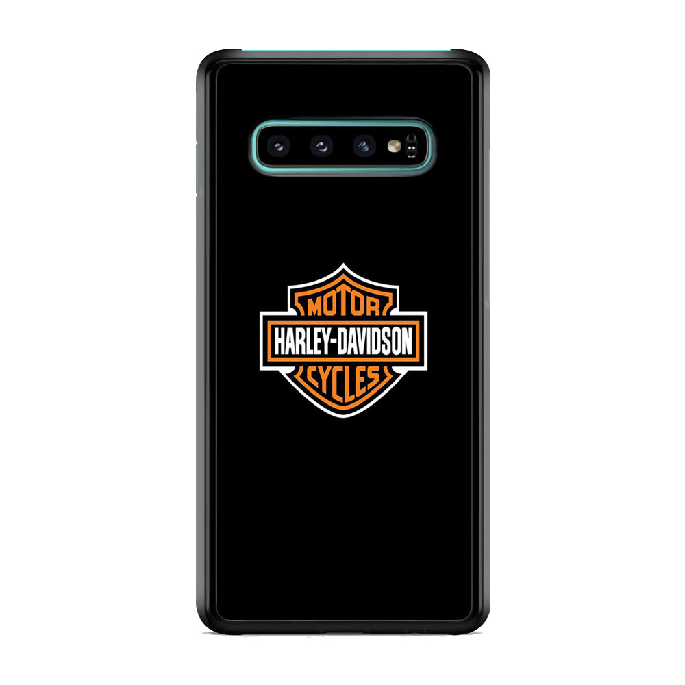 Harley Davidson Logo Black Samsung Galaxy S10 Plus Case-Xtracase