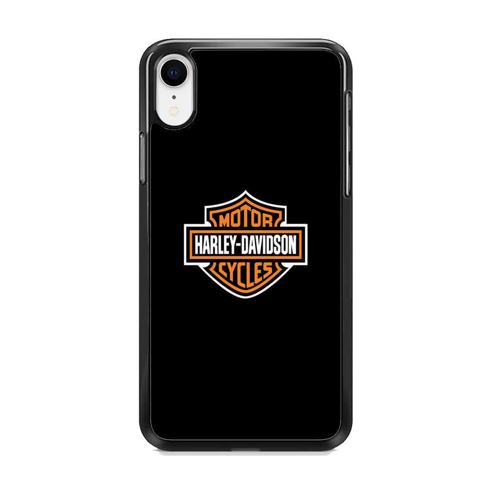 Harley Davidson Logo Black iPhone XR Case-Xtracase