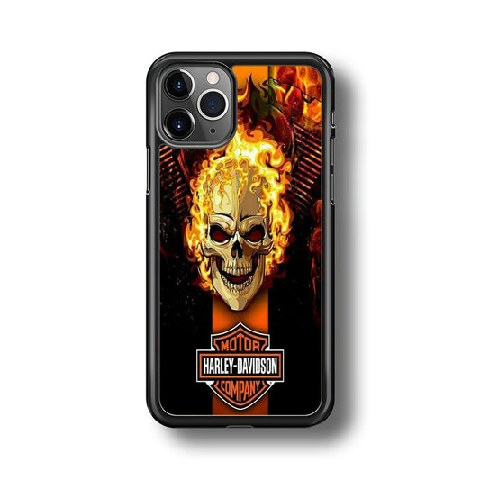 Harley Davidson Skull Fire iPhone 11 Pro Case-Xtracase