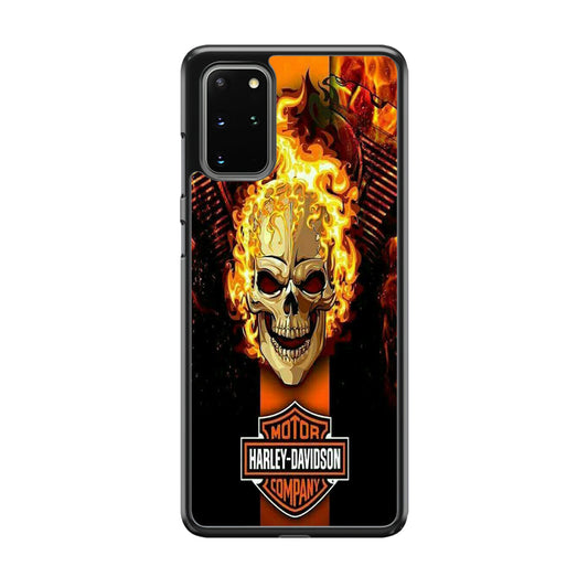 Harley Davidson Skull Fire Samsung Galaxy S20 Plus Case-Xtracase