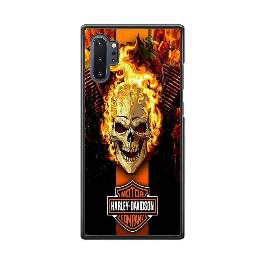 Harley Davidson Skull Fire Samsung Galaxy Note 10 Plus Case-Xtracase