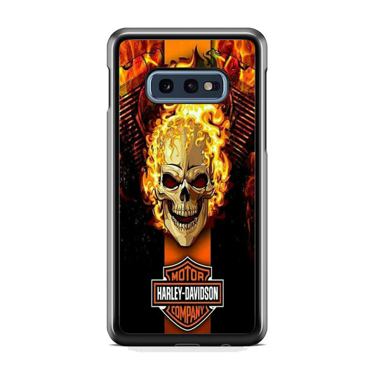 Harley Davidson Skull Fire Samsung Galaxy S10E Case-Xtracase