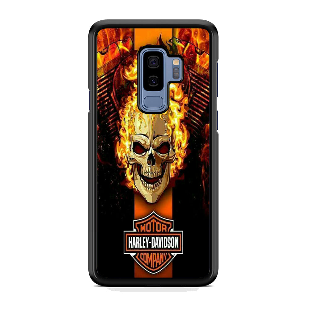 Harley Davidson Skull Fire Samsung Galaxy S9 Plus Case-Xtracase