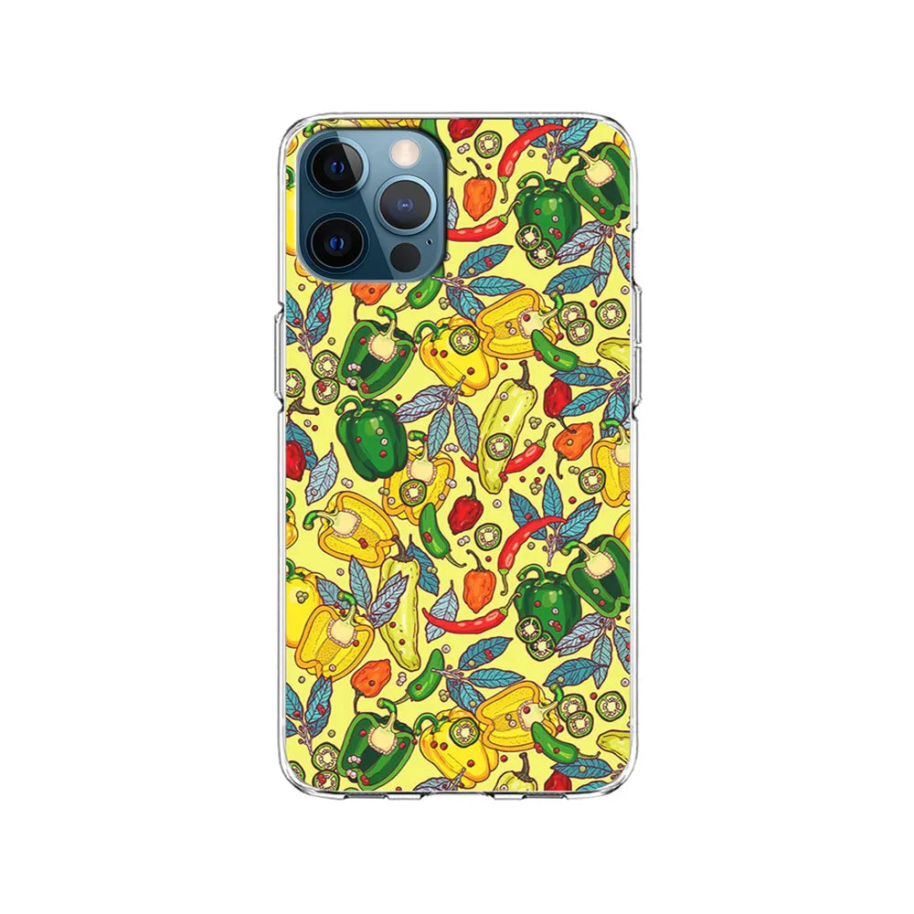 Healthy Vegetarian Food iPhone 13 Pro Max Case-Clear Soft Case-Xtracase