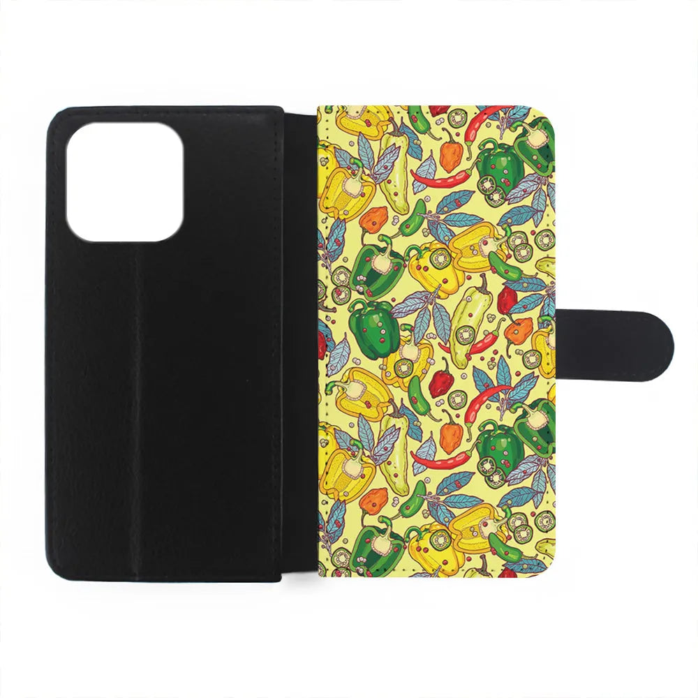 Healthy Vegetarian Food iPhone 13 Pro Case-Flip Wallet Case-Xtracase
