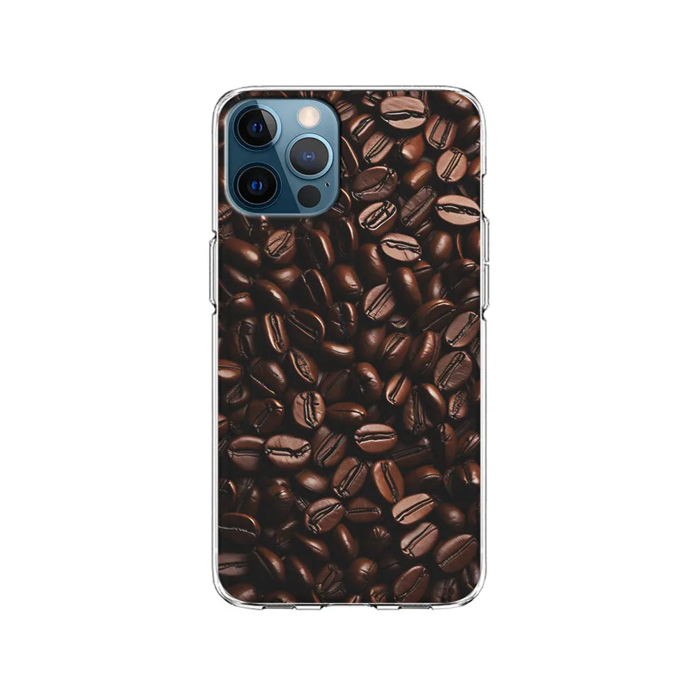 Heap of Roasted Coffee Beans iPhone 13 Pro Case-Clear Soft Case-Xtracase