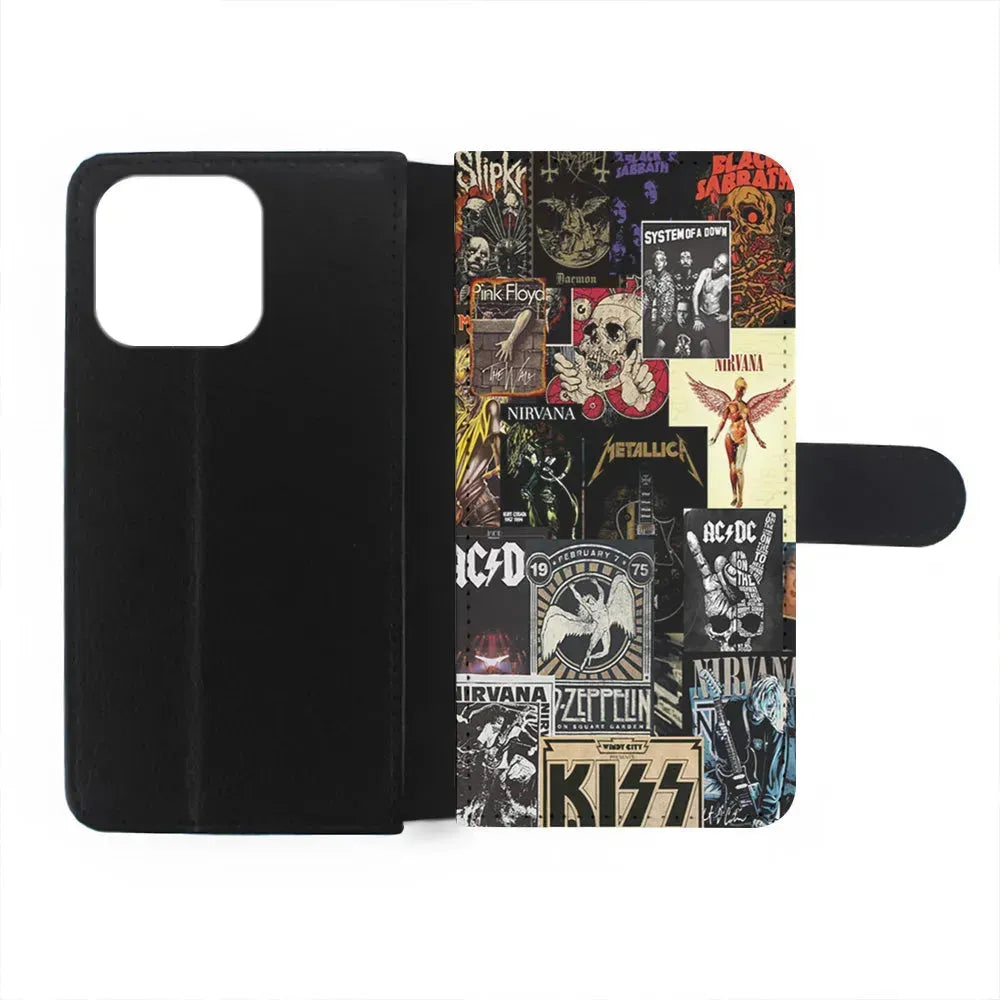 Heavy Metal Rock Music Band iPhone 13 Mini Case-Flip Wallet Case-Xtracase