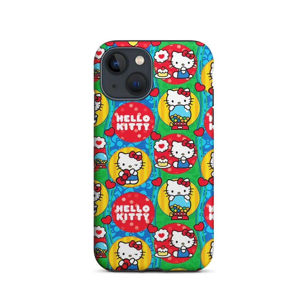 Hello Kitty Art of Momment iPhone 14 Plus Case-2 in 1 Tough Case-Xtracase