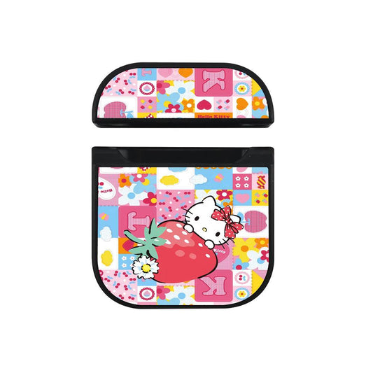 Hello Kitty Bloom Like a Flower in a Garden Hard Plastic Case Cover For Apple Airpods-Xtracase